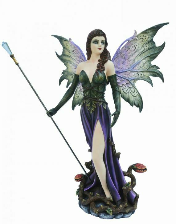 Large Dark Gothic Fairy Sculpture Statue Mythical Creatures Figure Gift Ornament-OsirisTradingUK