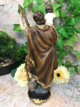 Load image into Gallery viewer, Statue of Saint Christopher and Baby Jesus Religious Figure Home Decor Sculpture-OsirisTradingUK
