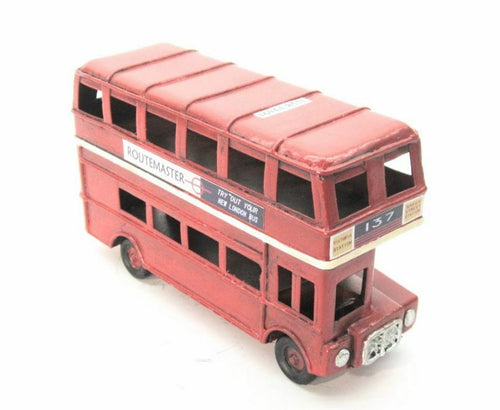 Vintage Bus Metal Model Home Crafts Decoration Ornament Father Gift Ornament-OsirisTradingUK