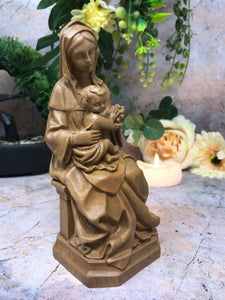 Madonna and Child Religious Sculpture Resin Statue Ornament Mary Jesus-OsirisTradingUK