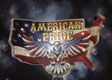 Load image into Gallery viewer, Vintage Metal 3D LED Logo Sign Garage American Eagle Man Cave Wall Plaque-OsirisTradingUK

