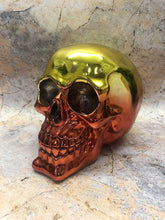 Load image into Gallery viewer, Red and Yellow Skull Ornament Figure Skulls Collection Sculpture Gothic Decor-OsirisTradingUK
