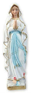 Our Lady of Lourdes Statue Ornament Religious Sculpture Catholic Gift