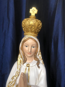 Large Blessed Virgin Mary Our Lady of Fatima Statue Figure Figurine 60 cm-OsirisTradingUK