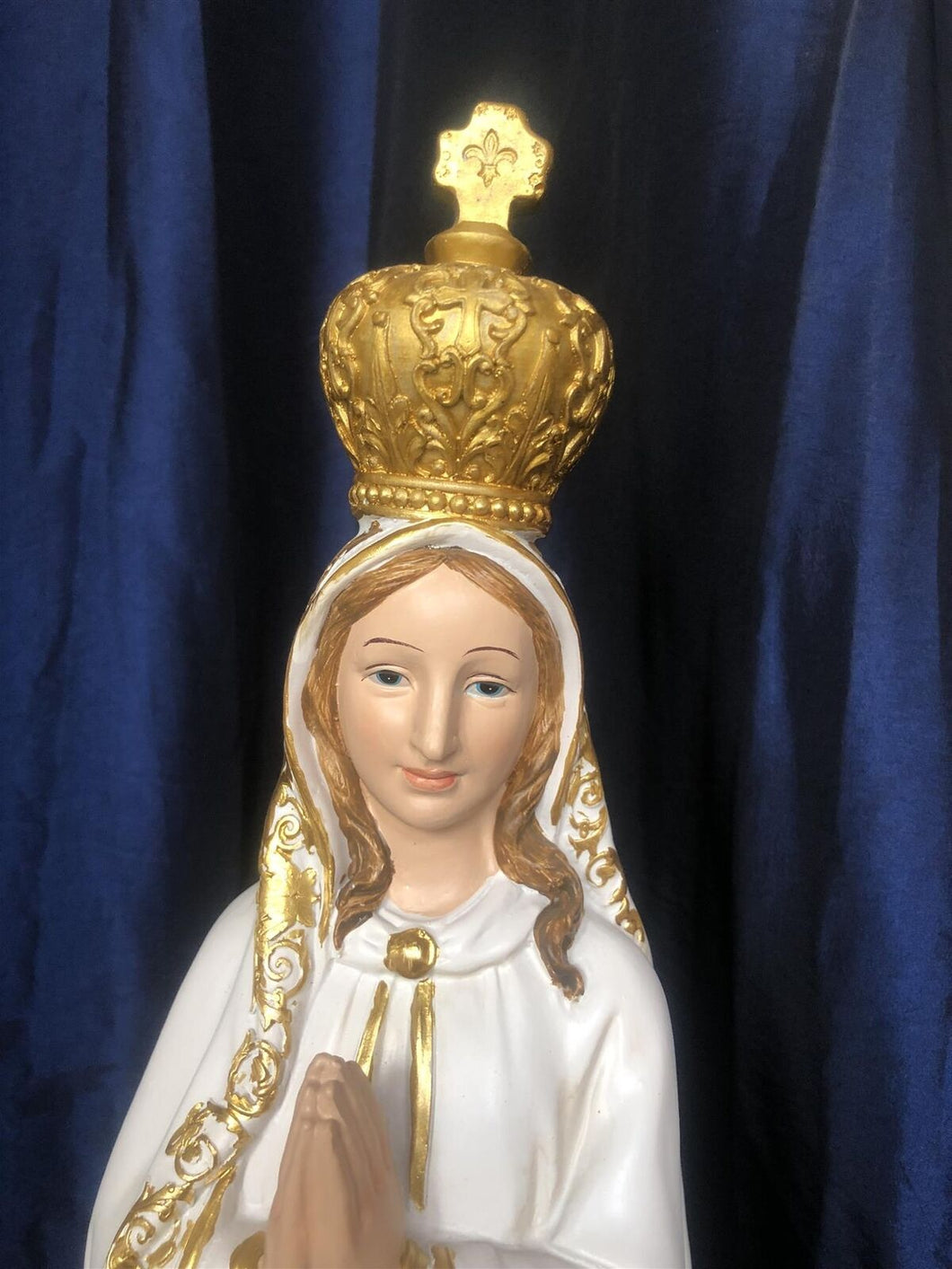 Large Blessed Virgin Mary Our Lady of Fatima Statue Figure Figurine 60 cm-OsirisTradingUK