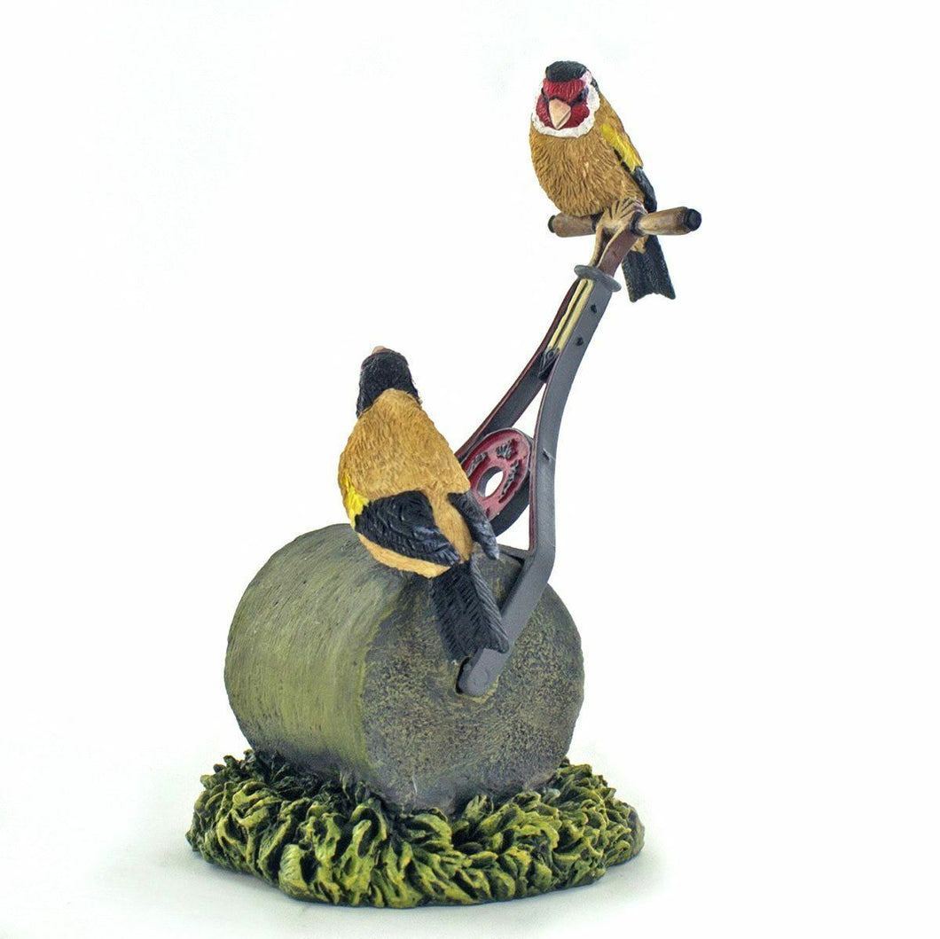 Goldfinches on Roller Bowbrook Collectable Ornament Figurine Home Decoration