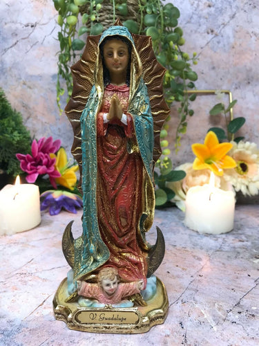 Our Lady of Guadalupe Virgin Mary Religious Sculpture Catholic Figurine Statue-OsirisTradingUK