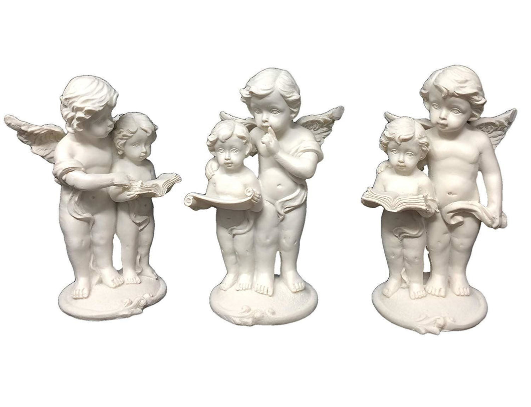 Set of 3 Beautiful Angel Cherubs Ornament Mothers Grandma Gift Present Figurine-Home, Furniture & DIY:Home Décor:Sculptures & Figurines-OsirisTradingUK
