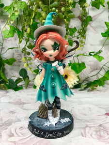 Dolly Fae Collection: "Spell On You" Magic Green Fairy By Selina Fenech-OsirisTradingUK