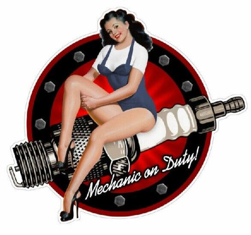 Pin Up Girls Retro Lady Vintage Style Metal Sign Plaque Man Cave Shed Bar Pub-OsirisTradingUK