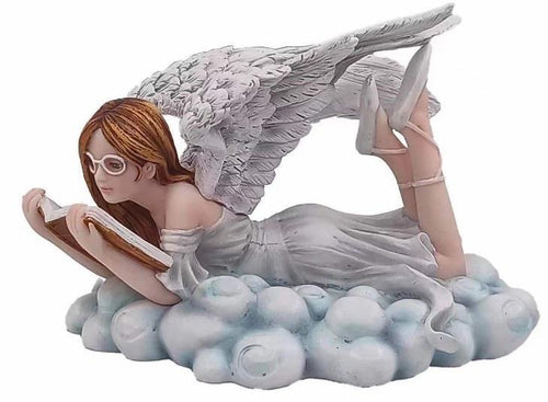 Angel Resting on a Cloud Fantasy Figurine Mythical Sculpture Angels Collection-OsirisTradingUK