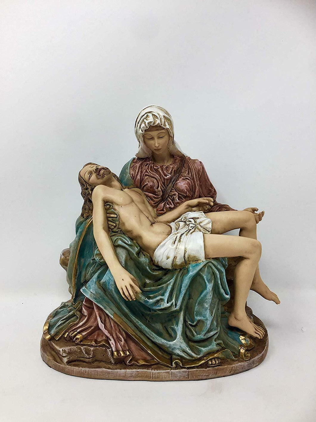 La Pieta Museum Reproduction Statue Of Mary and Jesus Religious Sculpture