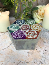 Load image into Gallery viewer, Soapstone Multicoloured Chakra Box Secret Altar Decoration Home Ornament-OsirisTradingUK
