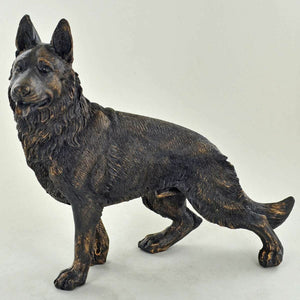 Statue de sculpture de chien berger allemand alsacien ornement cadeau amoureux des chiens