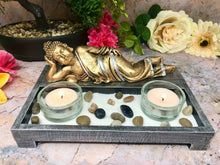 Laden Sie das Bild in den Galerie-Viewer, Buddha Candle Holder Ornament Incense Burner Feng Shui Statue Oriental-OsirisTradingUK
