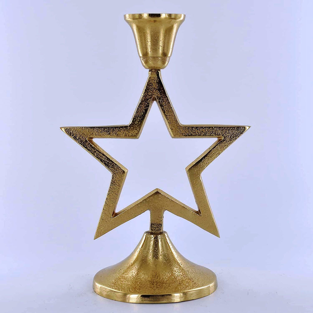 Star Candle Holder Fantasy Garden Home Decor Gift Idea Magic Mystical-OsirisTradingUK