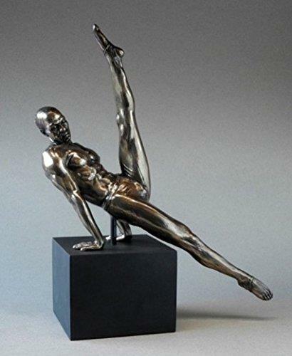 Bronze Effect Man Athlete Sculpture Ornament Statue-OsirisTradingUK