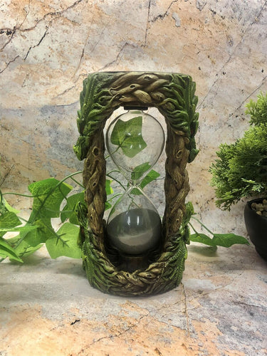 Green Dragon Sand Timer Home Decoration Gothic Dragons Collection Sand Glass-OsirisTradingUK