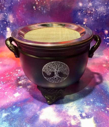Tree of Life Metal Incense Resin Burner Wiccan Pagan Altar-OsirisTradingUK
