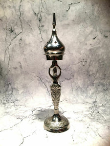 Silver Goddess Incense Burner Pagan Altar Ornament Wicca Decor