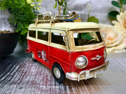 Vintage Camper Van Metal Model Crafts Decoration Ornament Father Gift Ornament-OsirisTradingUK