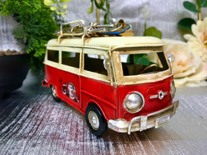 Vintage Camper Van Metal Model Crafts Decoration Ornament Father Gift Ornament-OsirisTradingUK