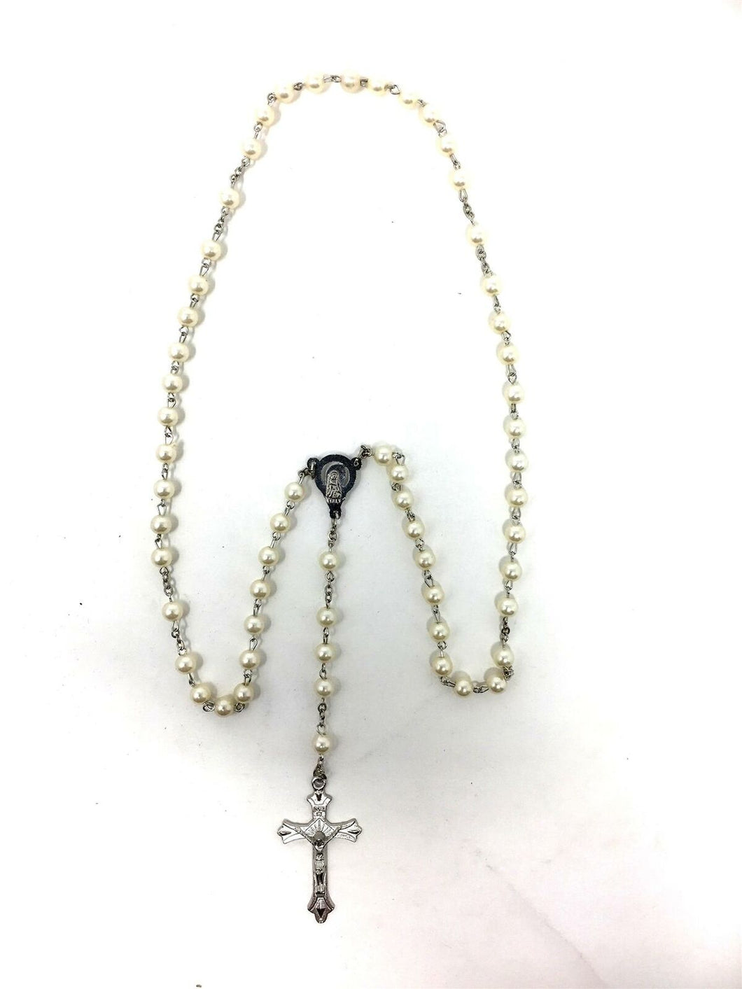 Catholic Rosary Beads Our Lady Fatima Jesus Christ Cross Crucifix Religious Gift