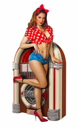 Pin Up Girls Retro Lady Vintage Style Metal Sign Plaque Man Cave Shed Bar Pub-OsirisTradingUK