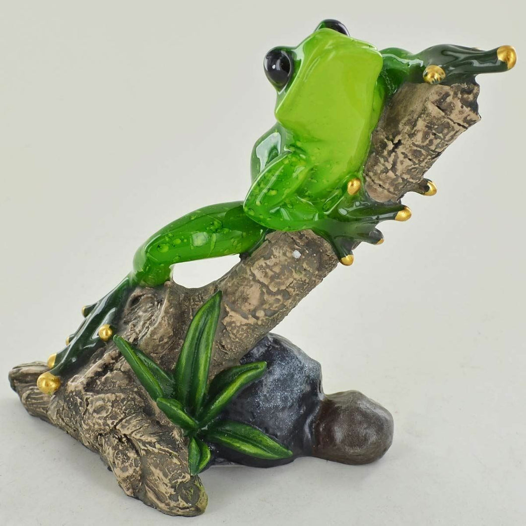 Forest Frogs Figurine Frog Ornaments Unusual Statue Animal Toads Garden Outdoor