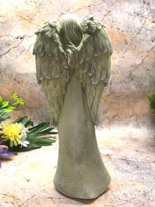 Guardian Angel Praying Graveside Sculpture Memorial Grave Garden Ornament