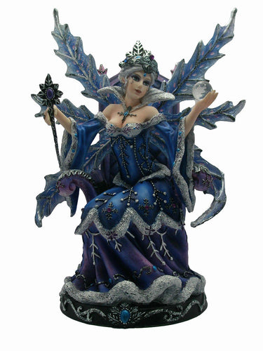 Ice Queen Winter Fairy Figurine Statue Ornament Sculpture Gift-OsirisTradingUK