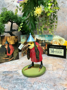Museum Reproduction Bird With Letter Sculpture Bosch Statue Art Ornament Gift