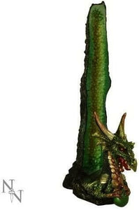 Alator Giftware Incense Holder Emerald Stalagmite Dragon Sculpture