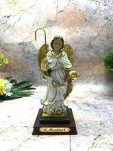 Load image into Gallery viewer, Archangel Raphael Statue Religious Figurine Sculpture Ornament Angel of Healing
