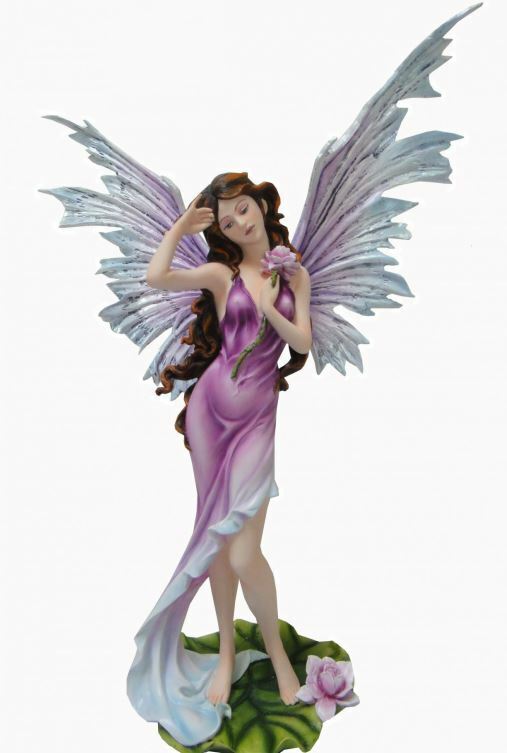 Large Flower Fairy  Sculpture Statue Mythical Creatures Figure Gift Ornament