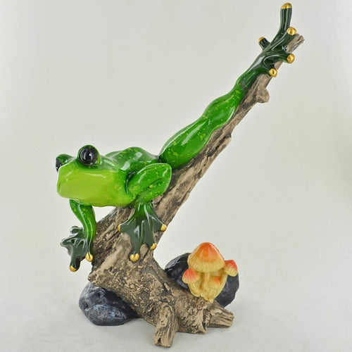 Forest Frogs Figurine Frog Ornaments Unusual Statue Animal Toad Garden Outdoor-OsirisTradingUK