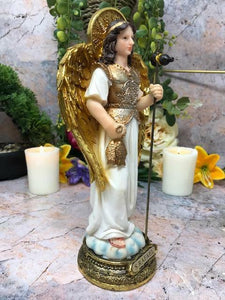 Archangel Raphael Statue Religious Figurine Sculpture Ornament Gift