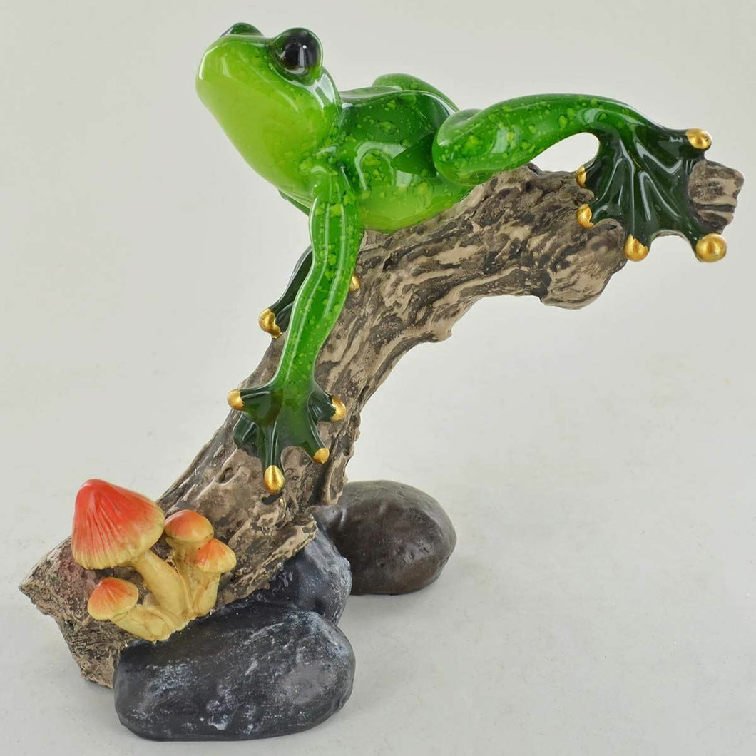 Forest Frogs Figurine Frog Ornament Unusual Statues Animal Toad Garden Outdoor-OsirisTradingUK