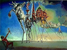 Load image into Gallery viewer, Space Horse St. Anthony Salvador Dali Statue Sculpture Museum Reproduction-OsirisTradingUK
