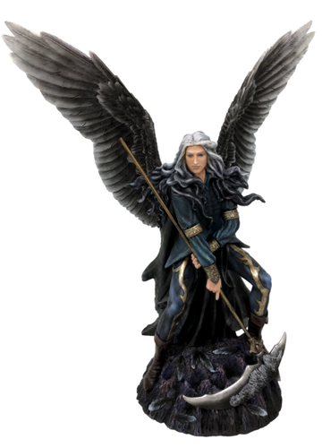 Large Grim Reaper Sculpture Gothic Horror Ornament Occult Figure Statue Gift-OsirisTradingUK