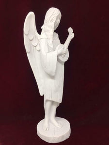 Guardian Playing Musical Instrument Angel Figurine Cherub Statue Sculpture