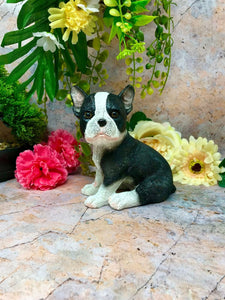French Bulldog Sculpture Garden Ornament Dog Statue Figure Lawn Decoration-OsirisTradingUK