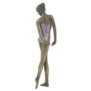 Art Deco Bronze Ballet Sculpture Wall Art Ballerina-OsirisTradingUK