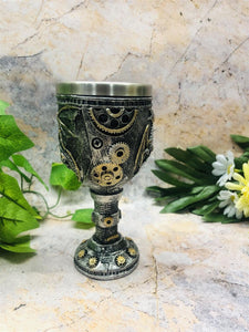 Steampunk Gearwork Dragon Goblet Dragons Chalice Ornament Gothic Decor Design A