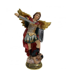 St Michael Archangel Statue Religious Figurine Saint Sculpture Ornament 23 cm-OsirisTradingUK