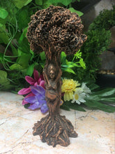 Load image into Gallery viewer, Mother Mother Crone Triple Goddess Sculpture Wicca Pagan Altar
