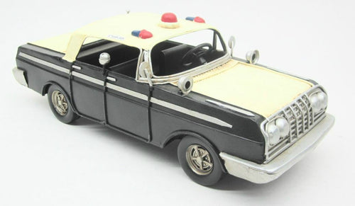 Vintage Police Car Metal Model Crafts Decoration Ornament Father Gift Ornament-OsirisTradingUK