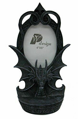 Stone Effect Dragon Photo Frame Home Decoration Dragons Collection Ornament