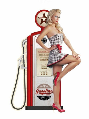 Pin Up Girls Retro Lady Vintage Style Metal Sign Plaque Man Cave Shed Bar Pub-OsirisTradingUK