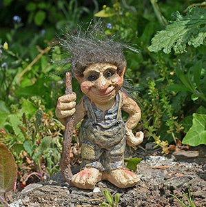 Troll Standing Sculpture Garden Ornament Figure Lawn Decoration Statue Gift